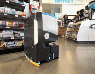 Kum and Go cleaning robot