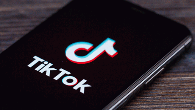 TikTok on mobile phone via Shutterstock