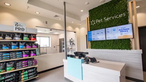 Walmart’s first-ever pet services center is located in Dallas, Ga. 