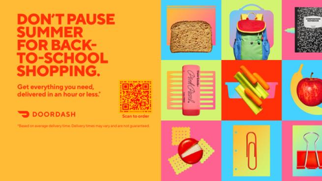 DoorDash back to school hub