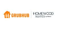 Grubhub Homewood Suites logos