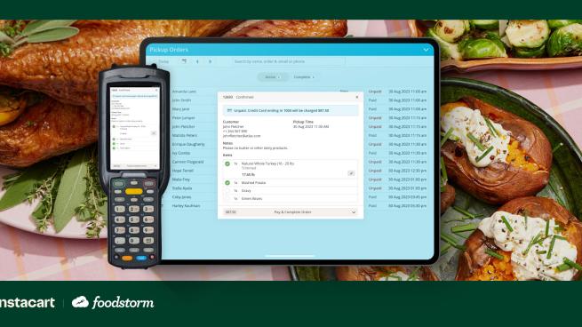 Instacart FoodStorm holiday update