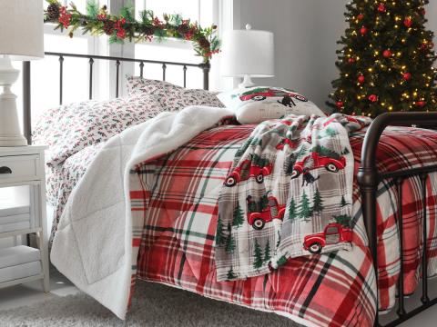 JCPenney holiday bedspread